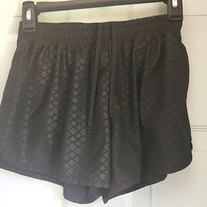 Champion, Woman's, Sz Sm, Black Running Shorts, Elastic Waist w Drawstring